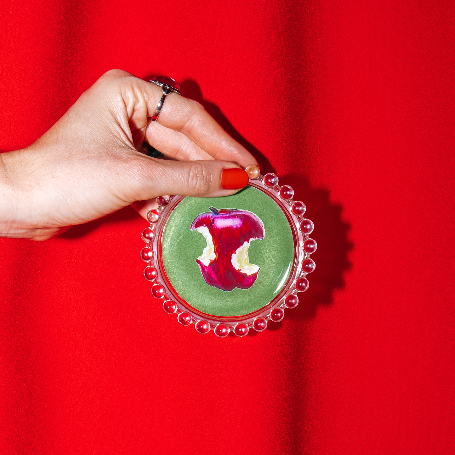 Apple Core Trinket Dish