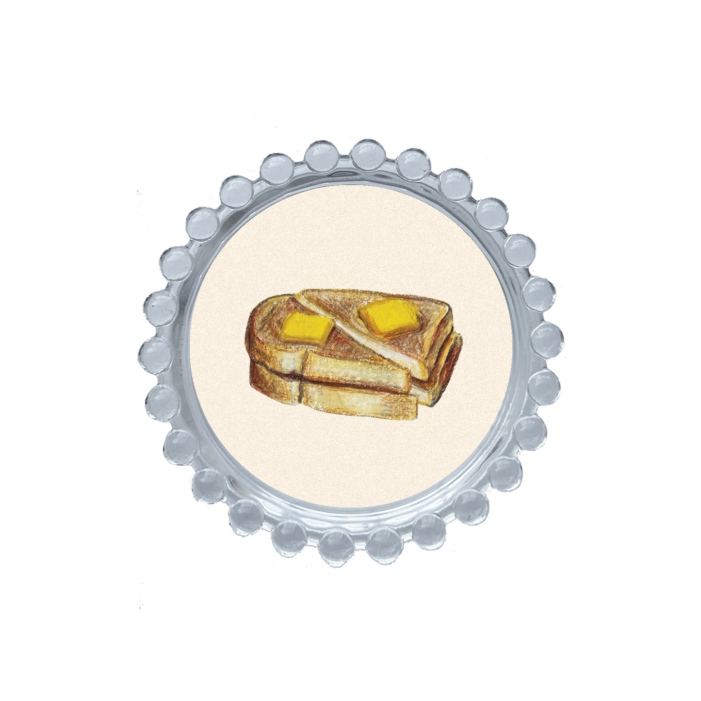 Buttered Toast Trinket Dish