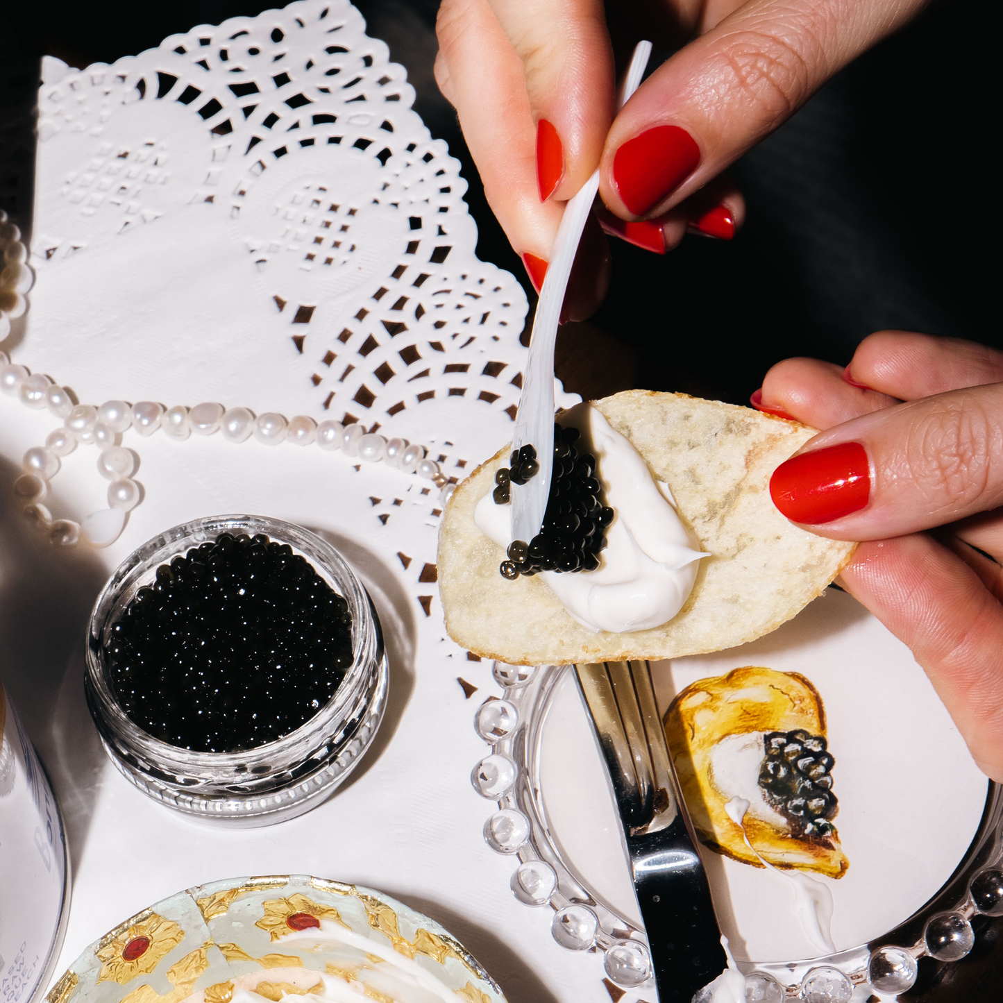 Caviar & Potato Chip Trinket Dish