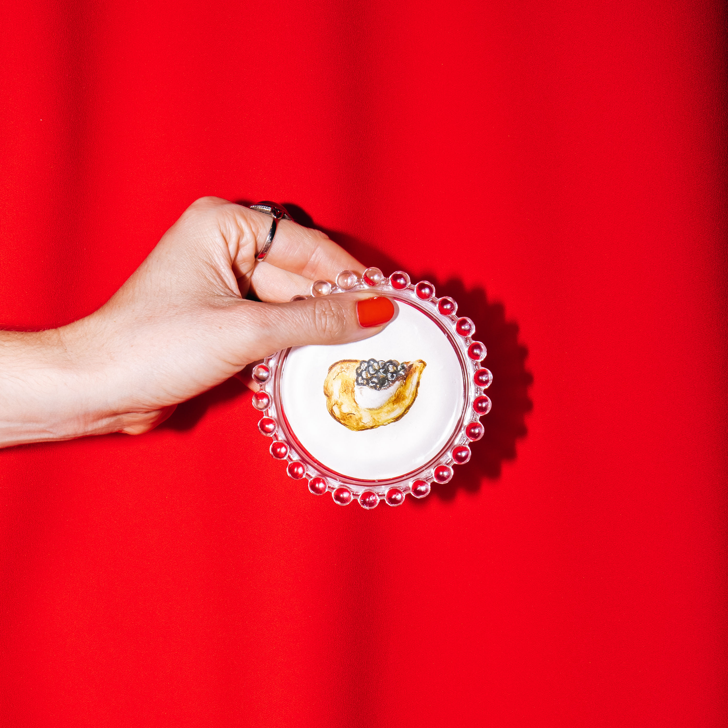 Caviar & Potato Chip Trinket Dish