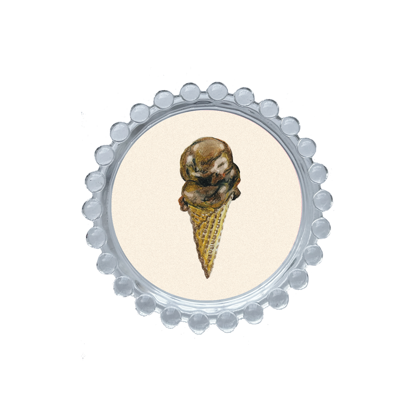 Chocolate Ice Cream Trinket Dish