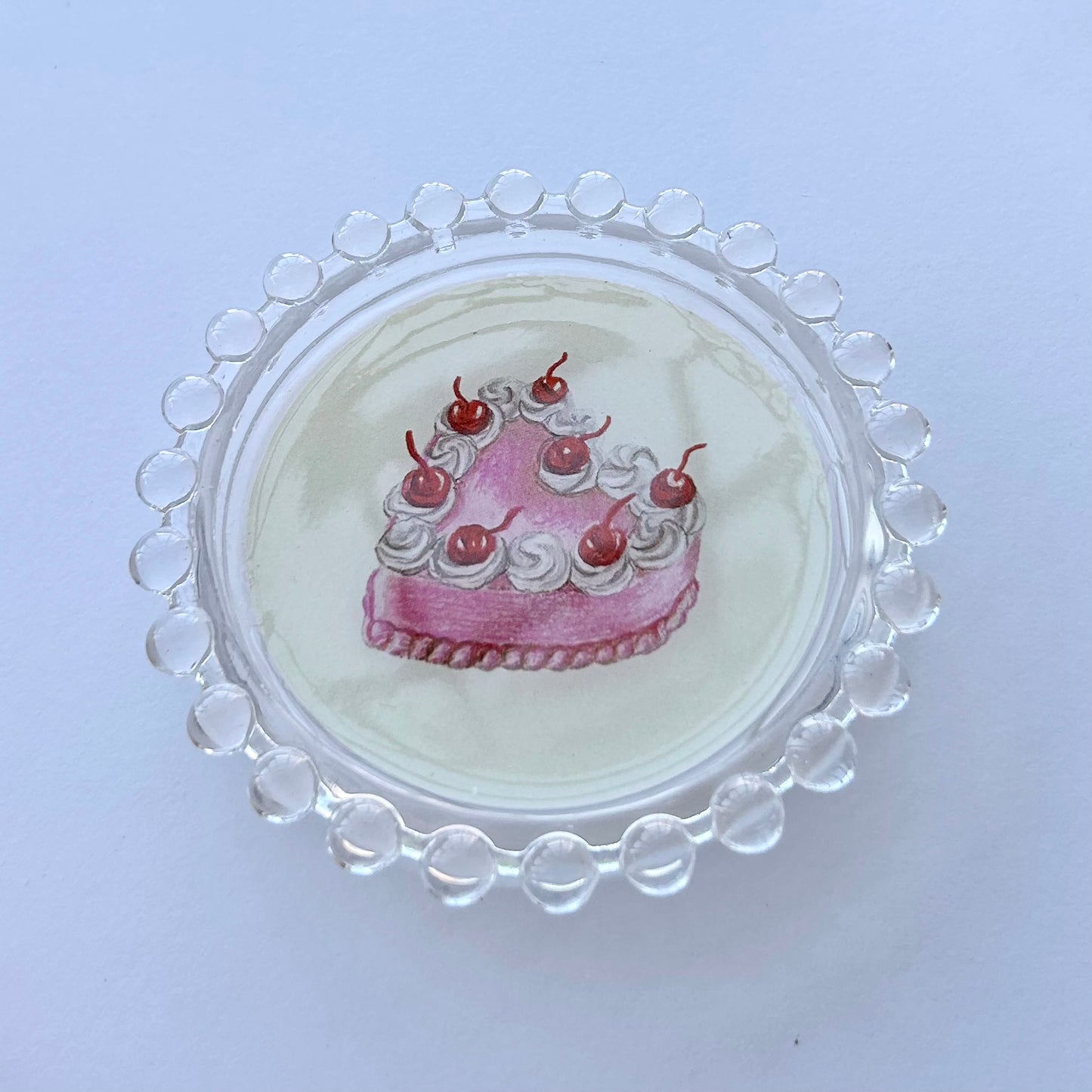 Heart Cake Trinket Dish