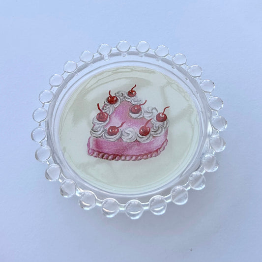 Heart Cake Trinket Dish