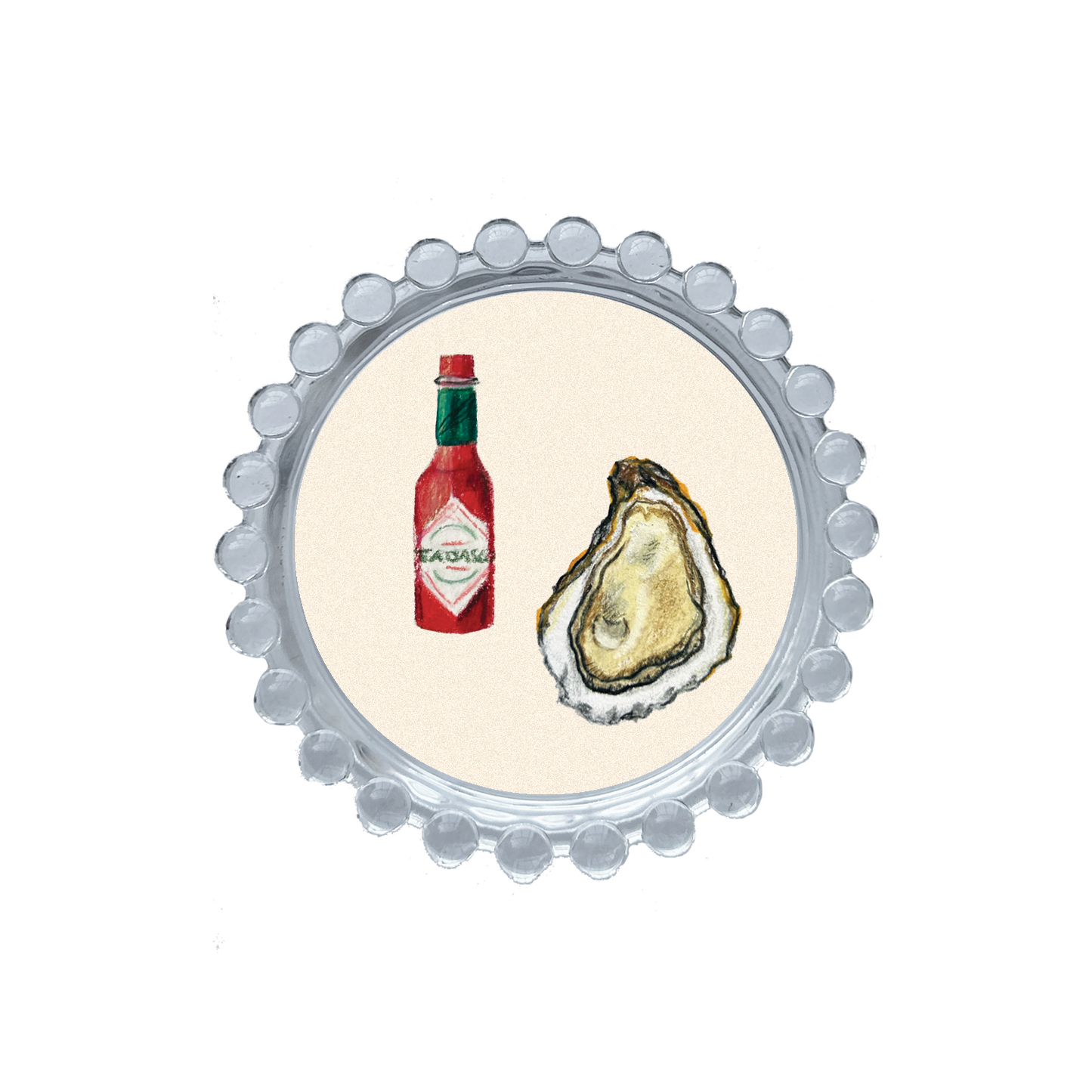 Hot Sauce & Oyster Trinket Dish