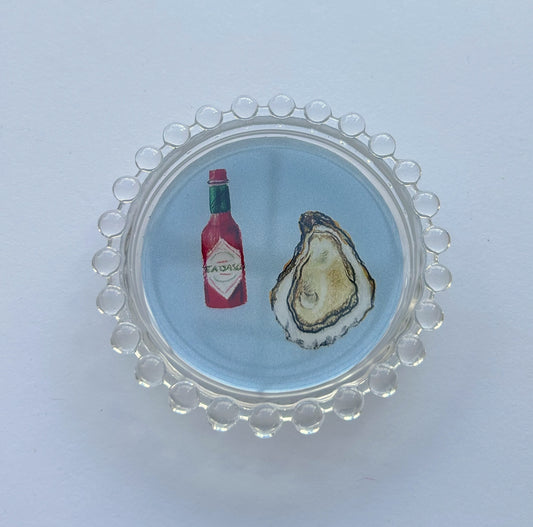 Hot Sauce & Oyster Trinket Dish