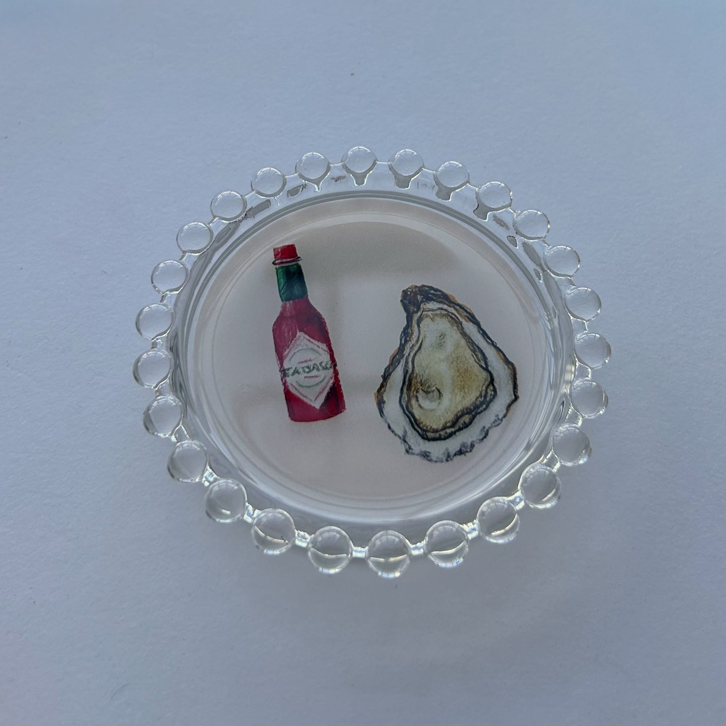 Hot Sauce & Oyster Trinket Dish