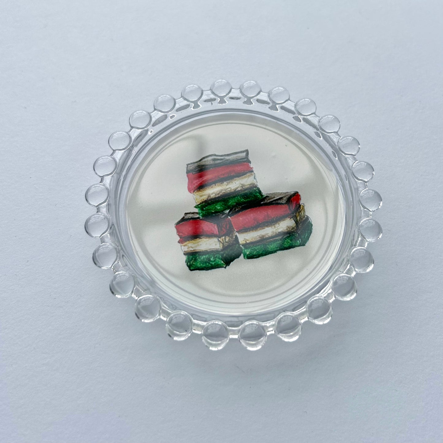Rainbow Cookie Trinket Dish