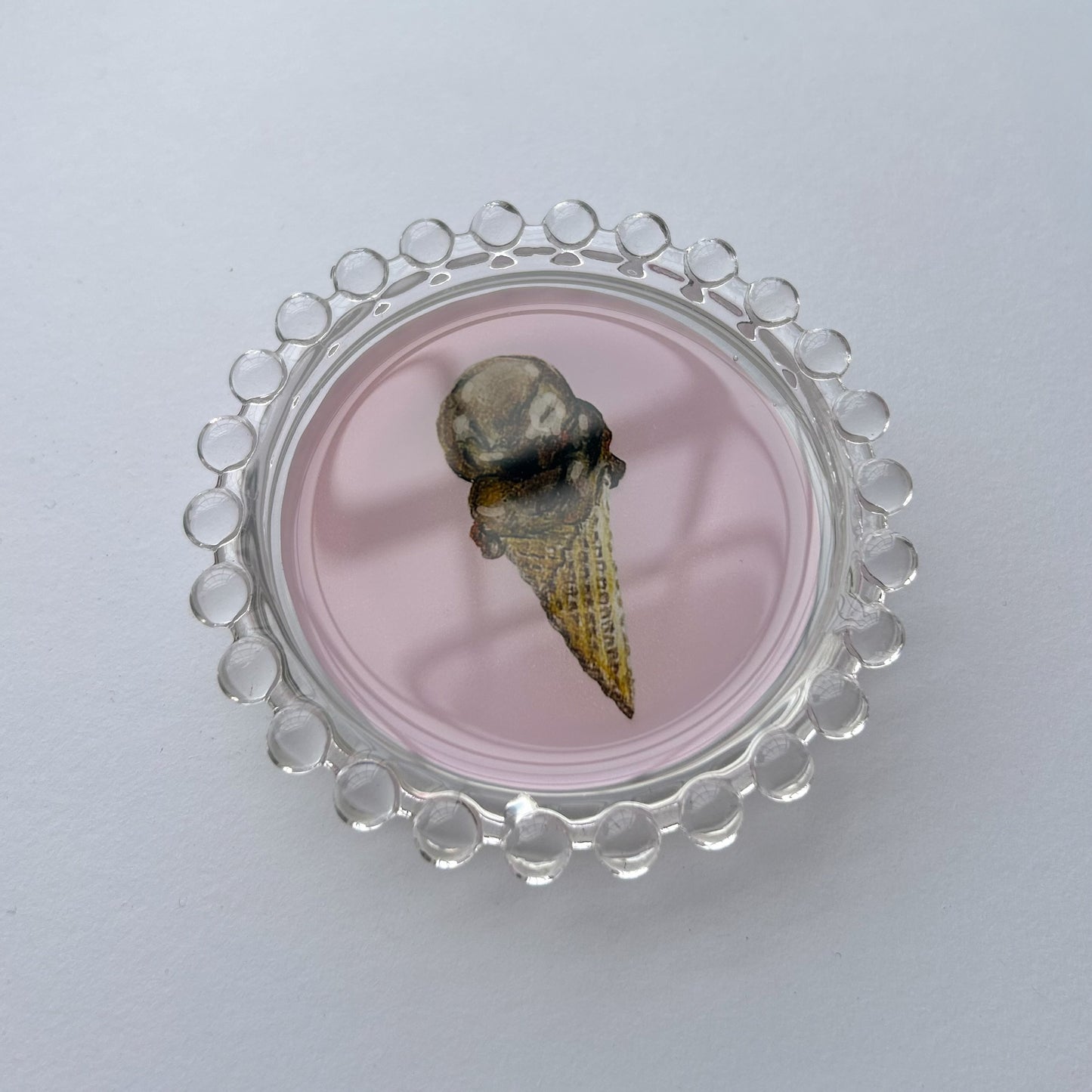 Chocolate Ice Cream Trinket Dish