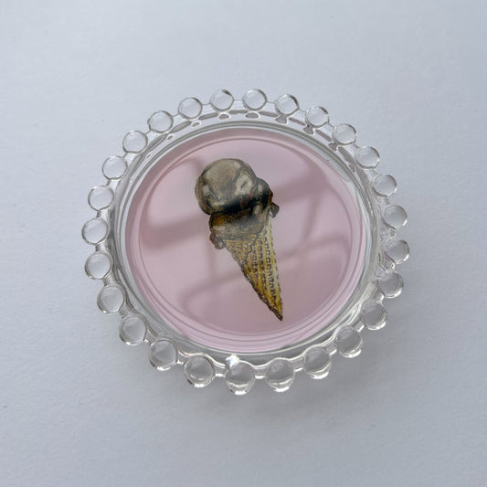Chocolate Ice Cream Trinket Dish