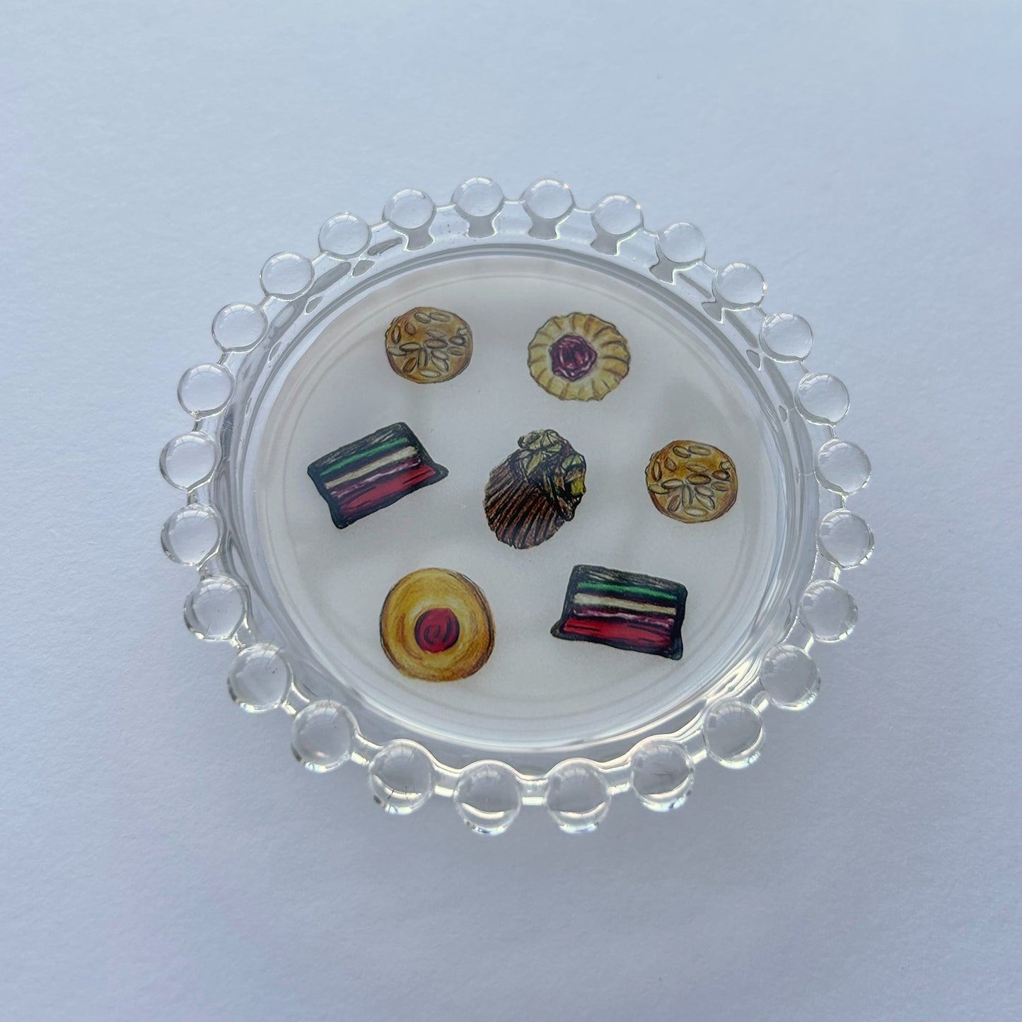 Italian Holiday Cookie Trinket Dish
