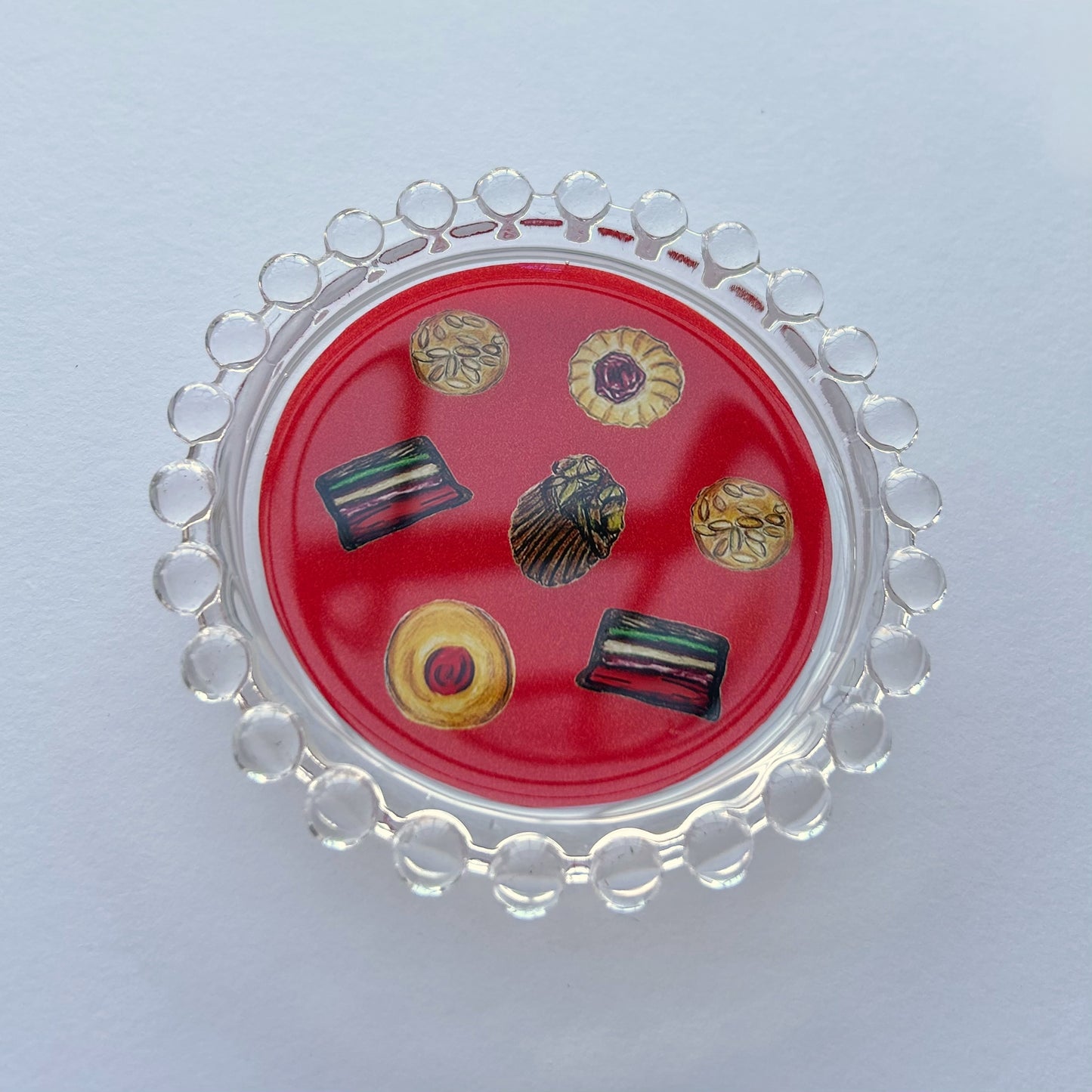 Italian Holiday Cookie Trinket Dish