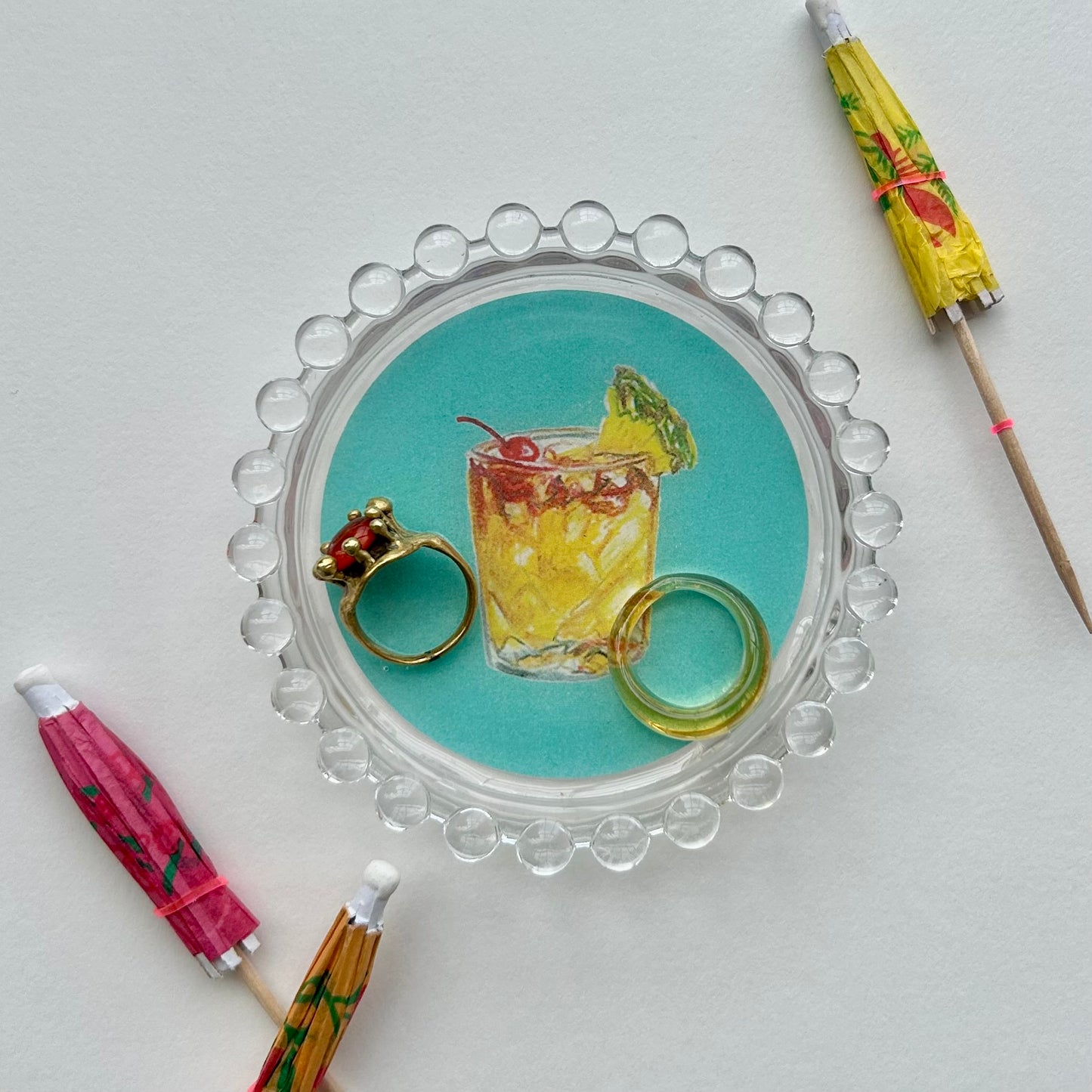 Mai Tai Trinket Dish