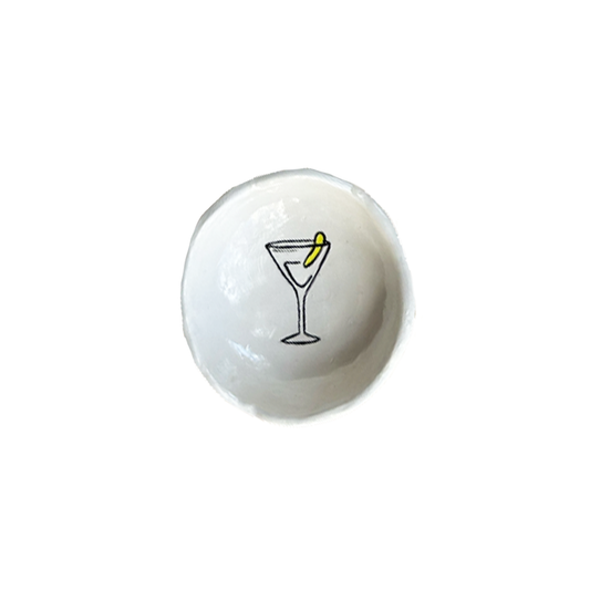 Martini with a Twist Dish