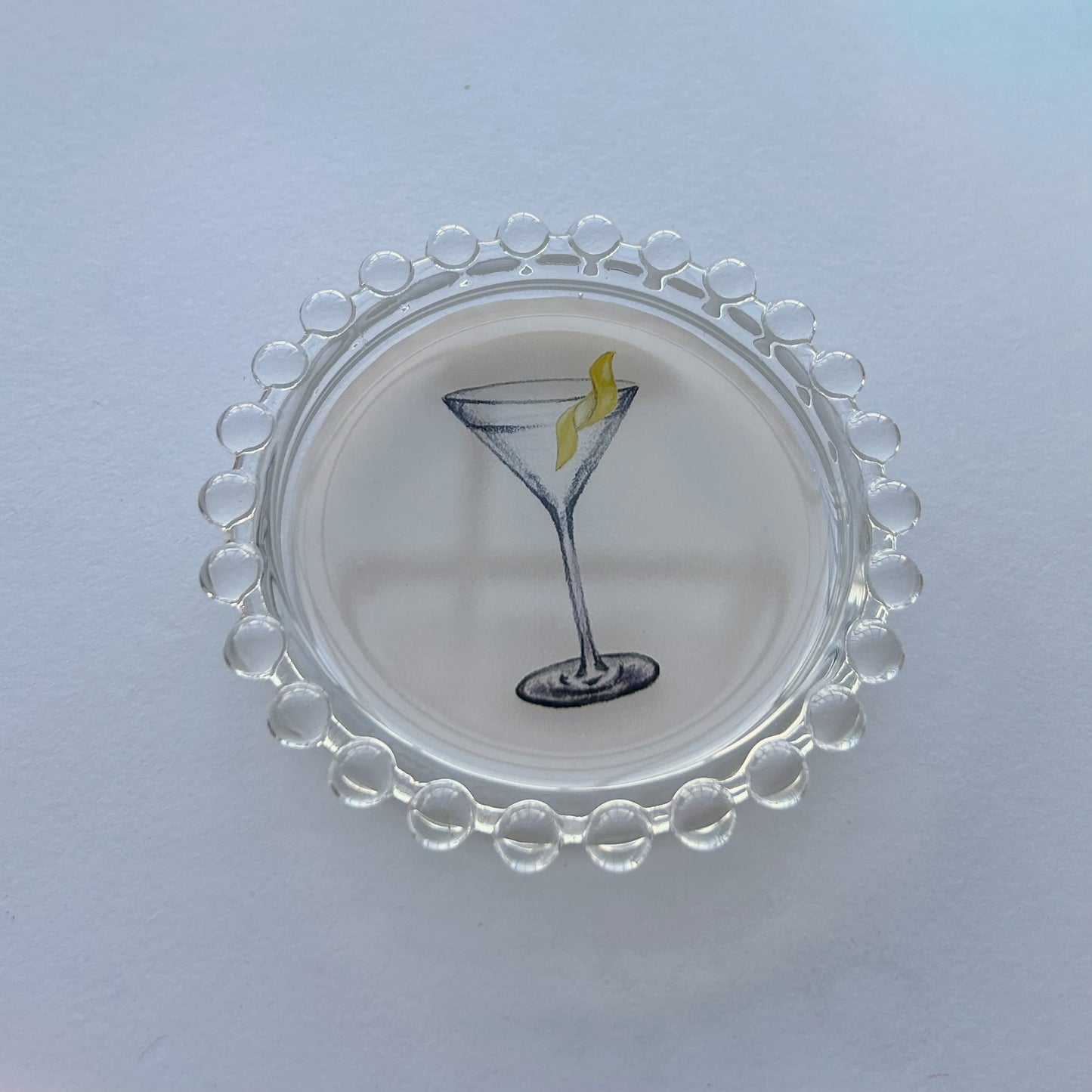 Martini with a Twist Trinket Dish
