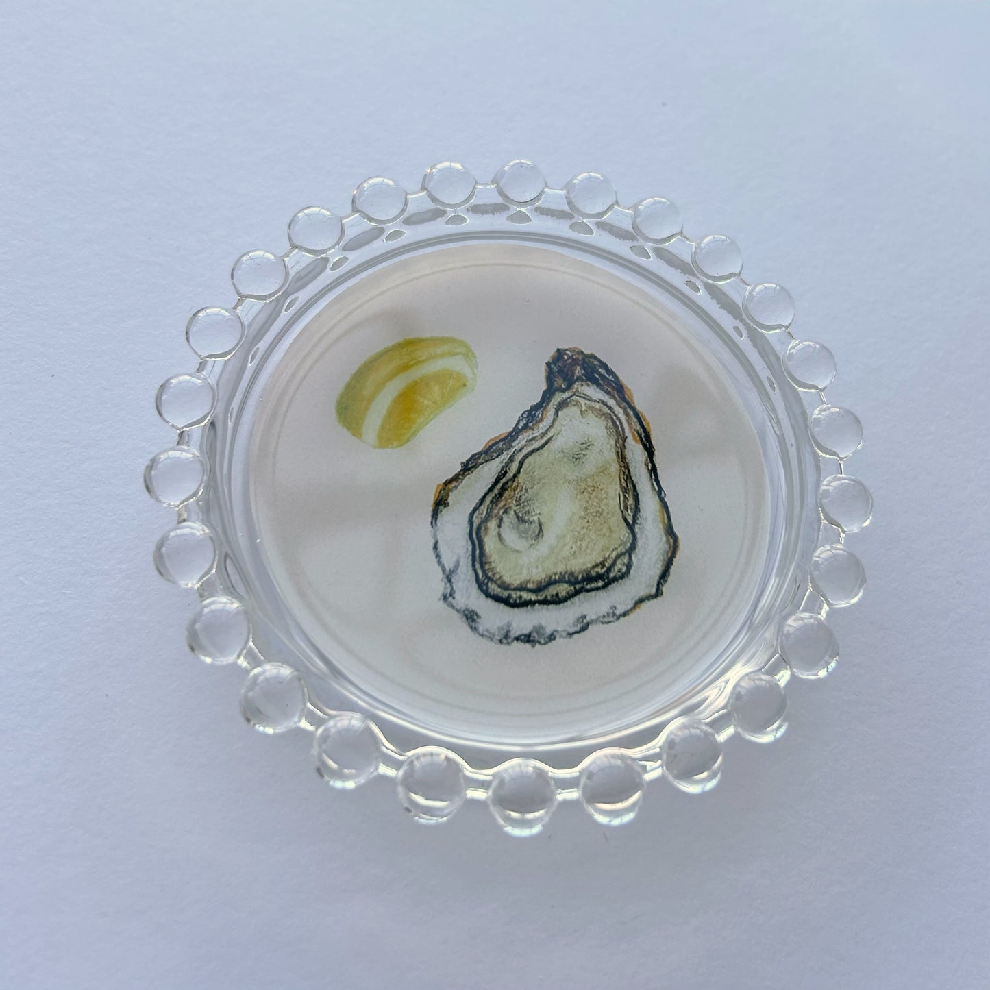 Oyster & Lemon Trinket Dish