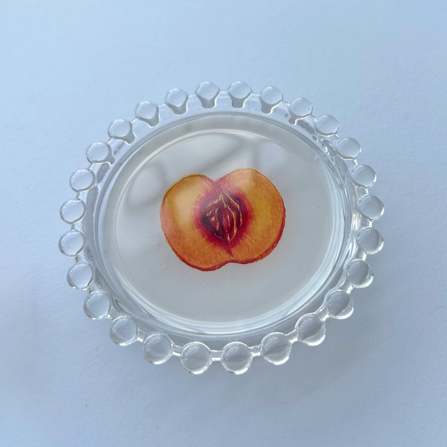 Peach Trinket Dish
