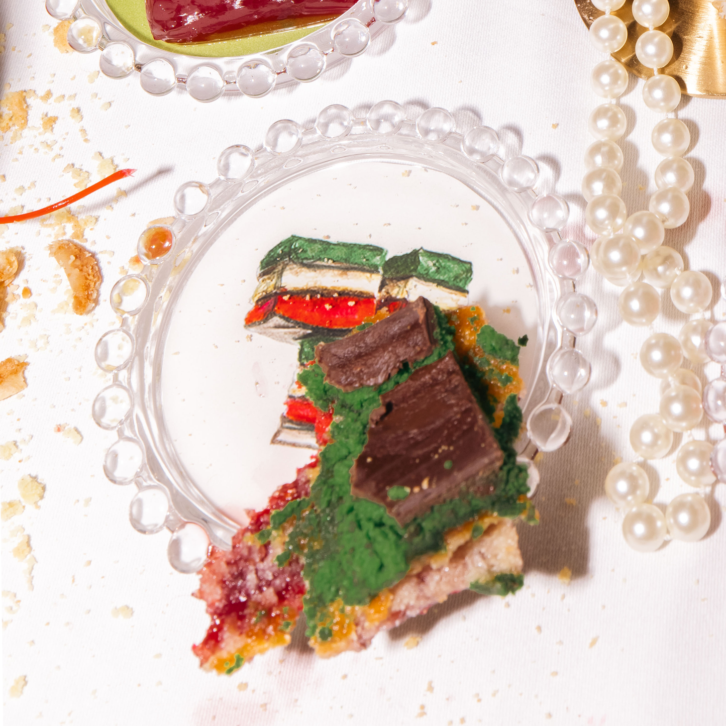 Rainbow Cookie Trinket Dish