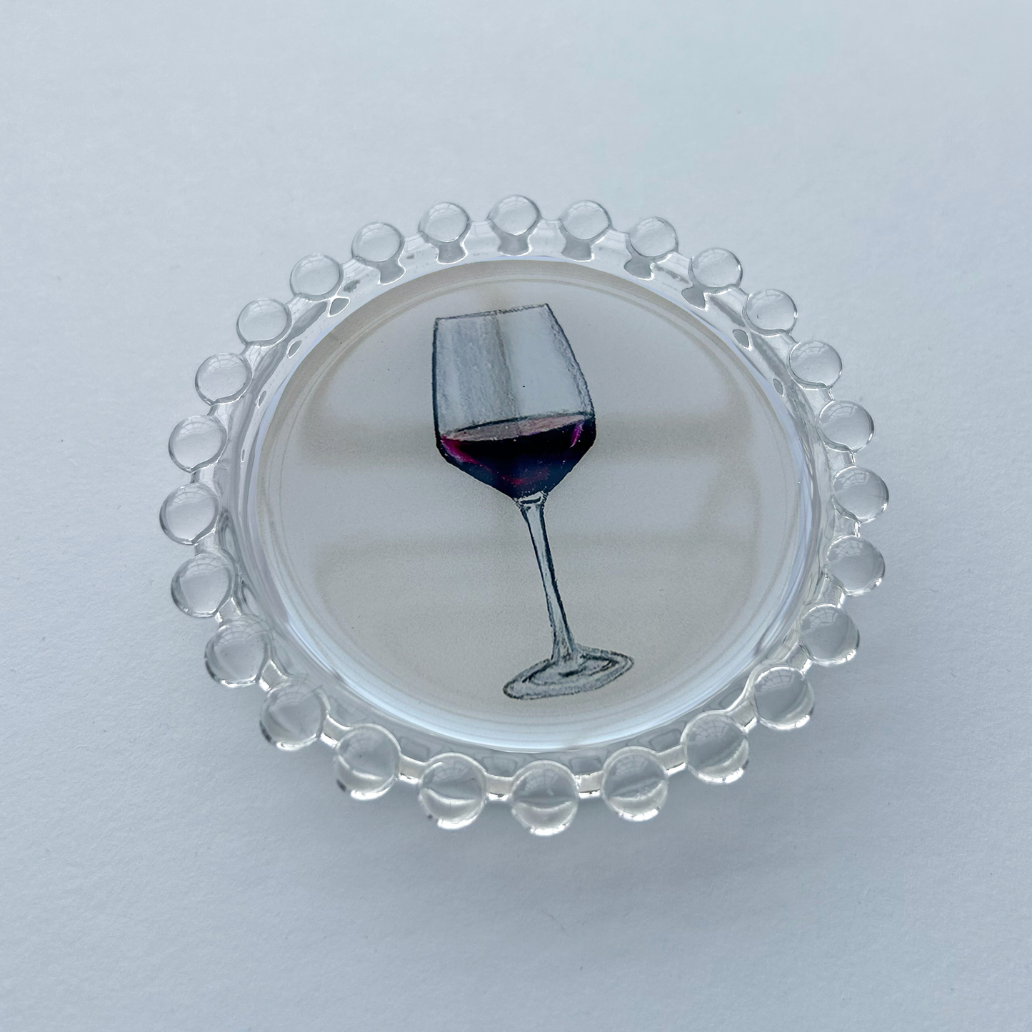 Red Wine Trinket Dish