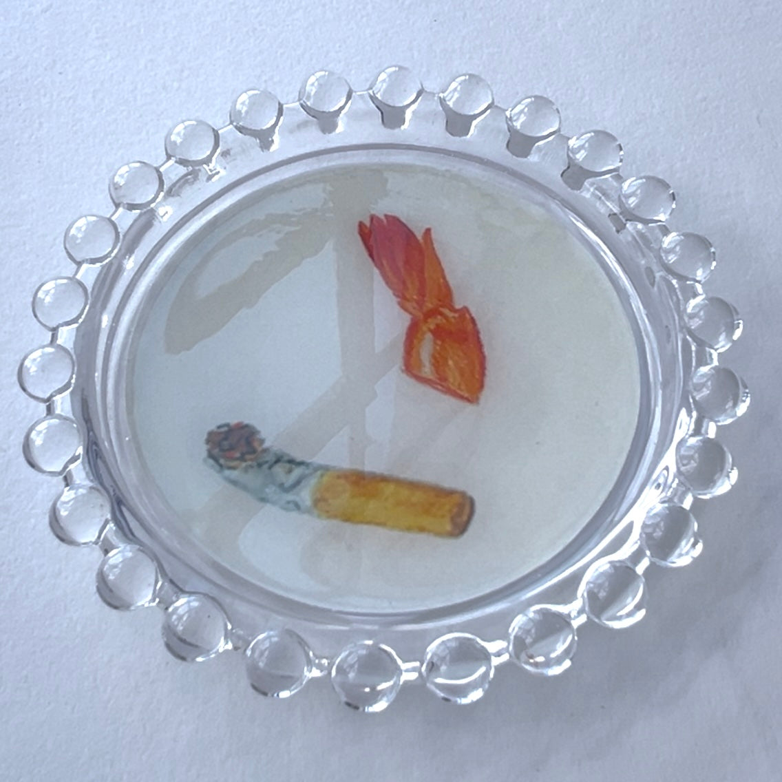Shrimp Tail & Cigarette Trinket Dish