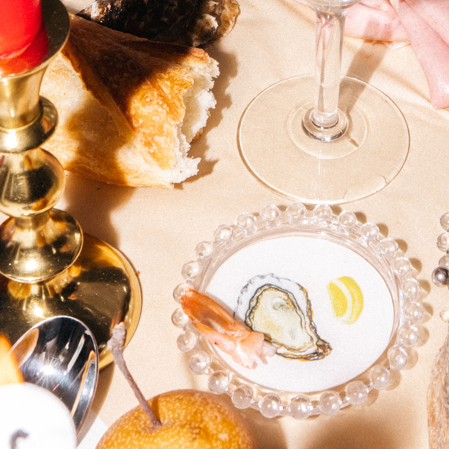 Oyster & Lemon Trinket Dish