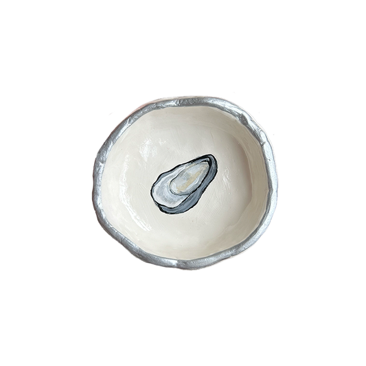 Silver Oyster Dish