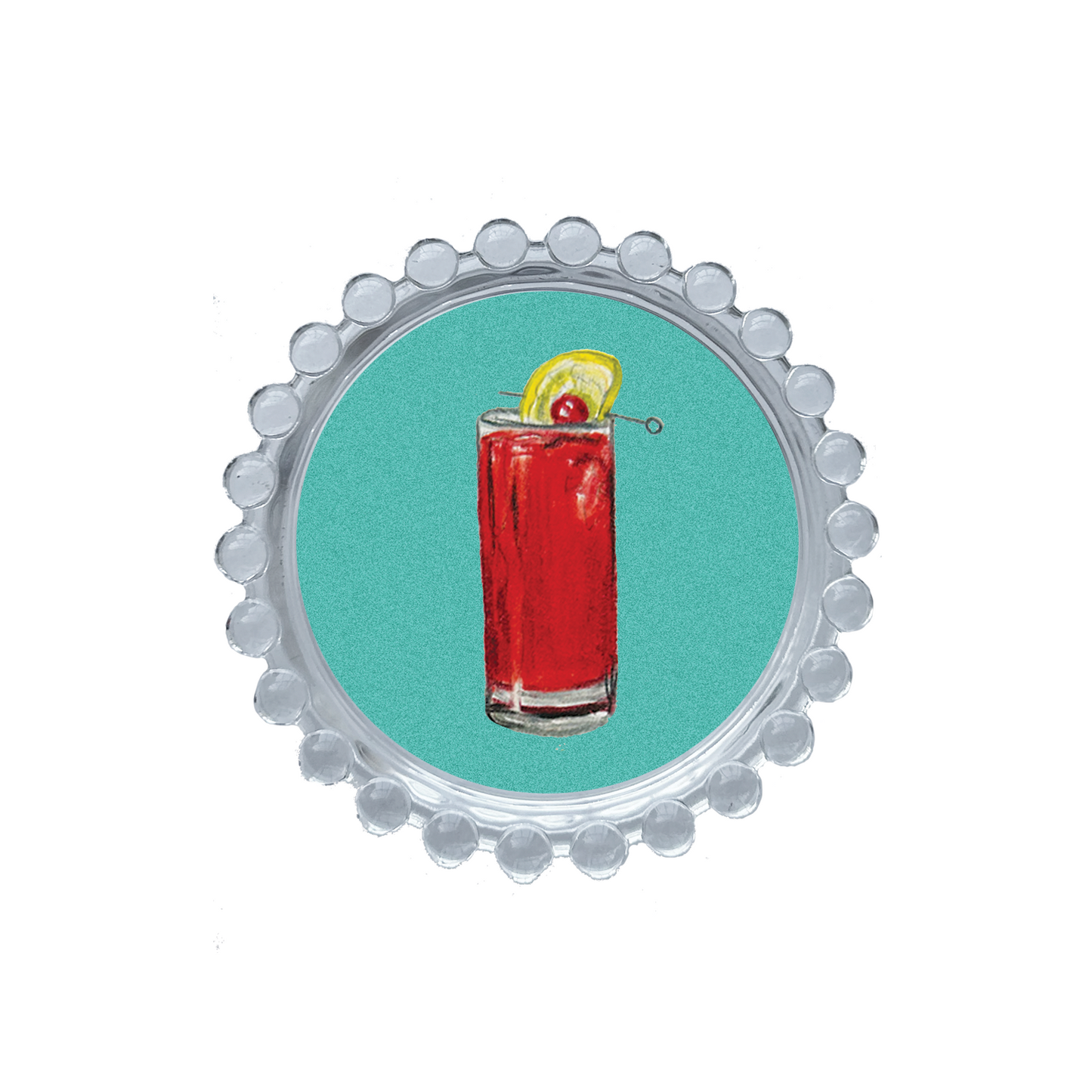 Singapore Sling Trinket Dish