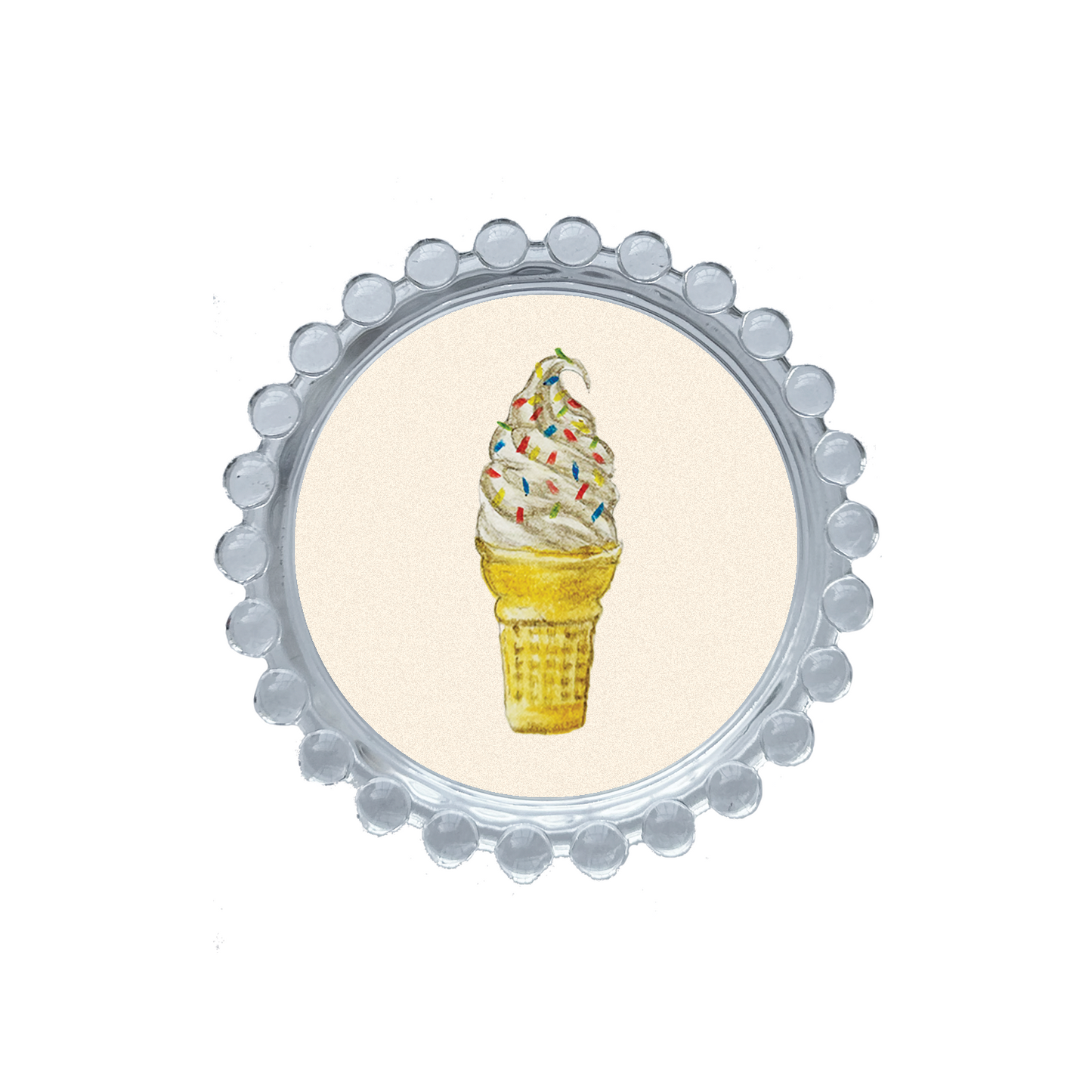 Soft Serve with Sprinkles Trinket Dish