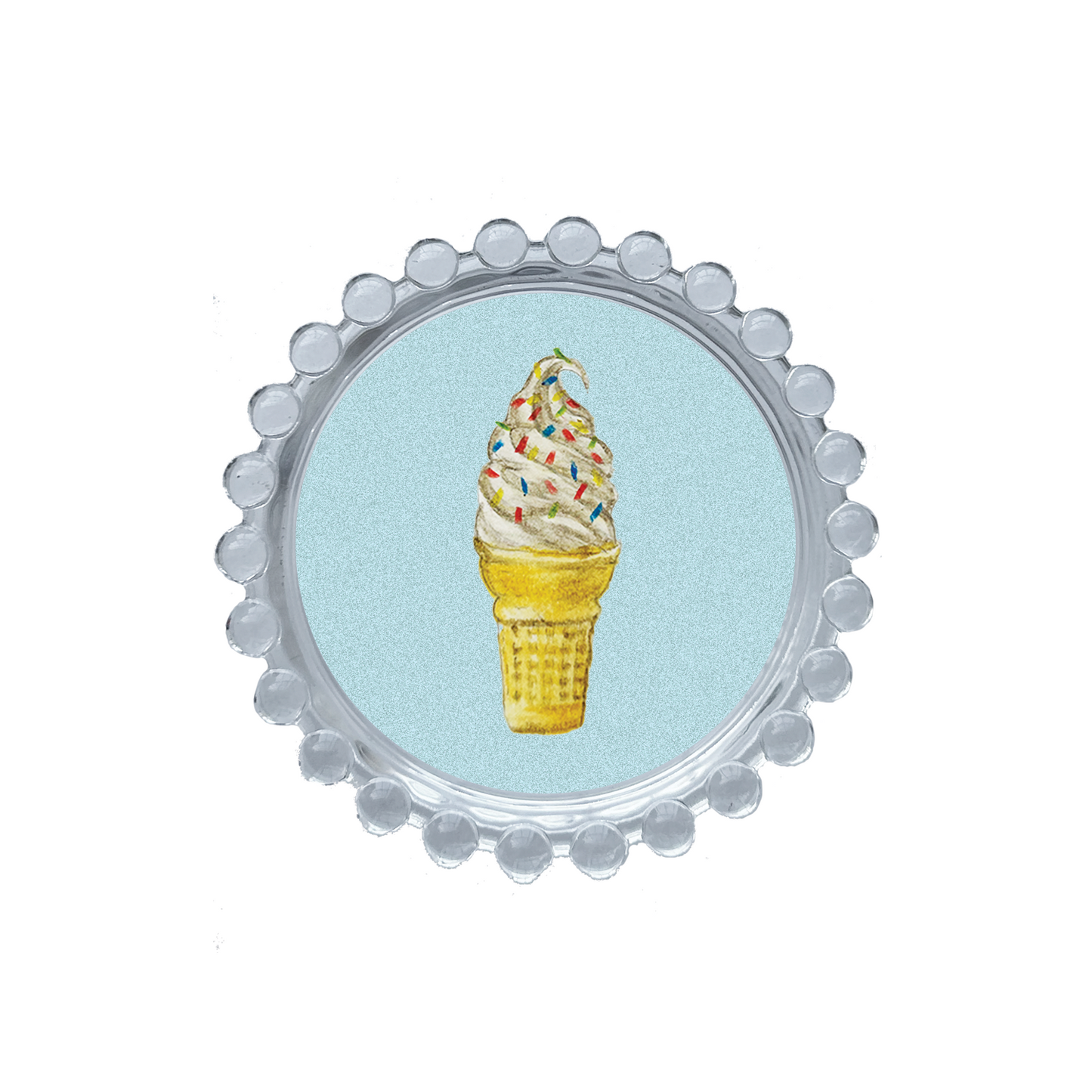 Soft Serve with Sprinkles Trinket Dish