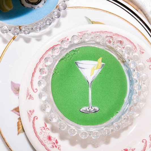 Martini with a Twist Trinket Dish