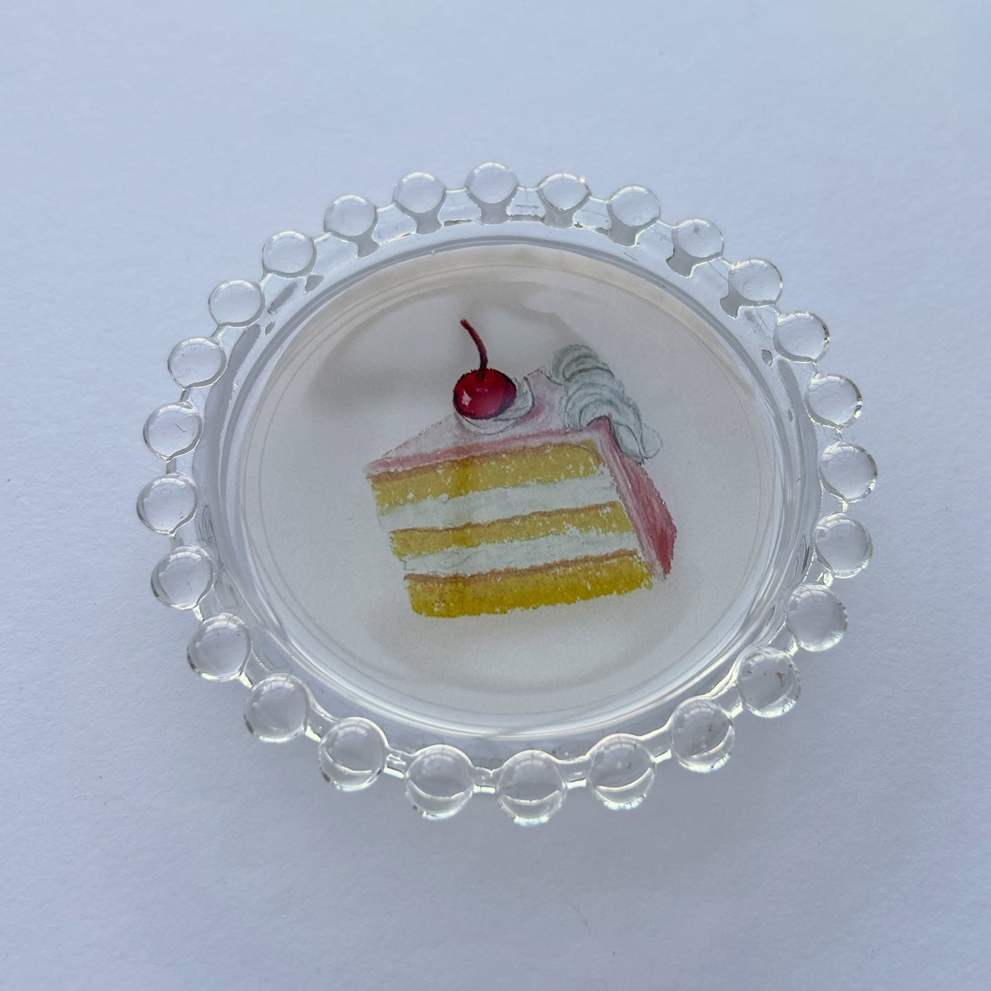Yellow Cake Trinket Dish