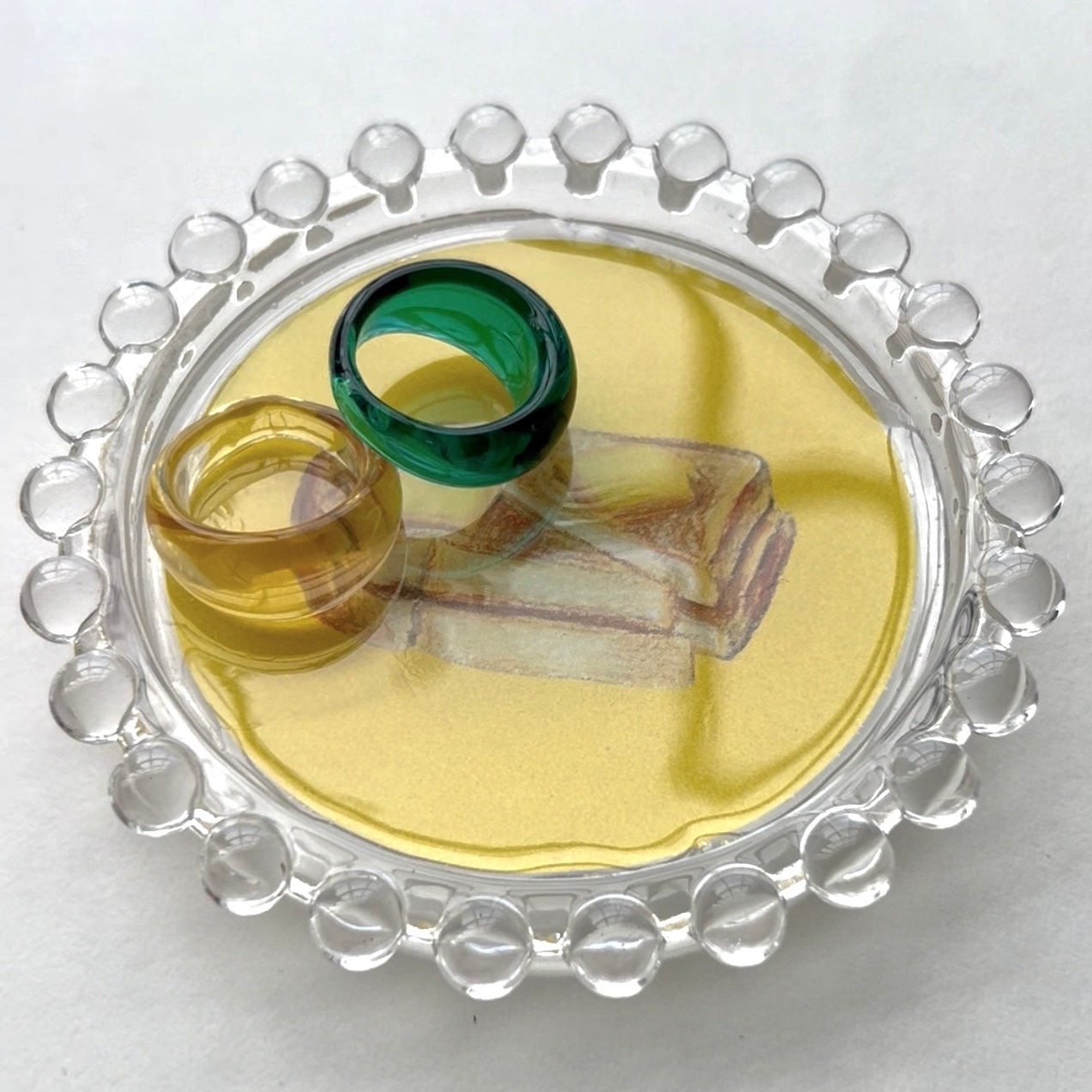Buttered Toast Trinket Dish