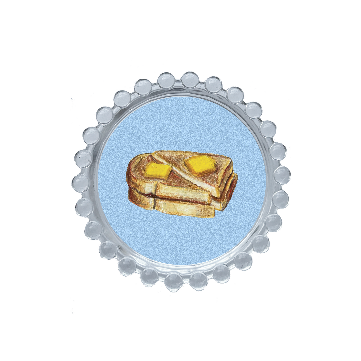 Buttered Toast Trinket Dish