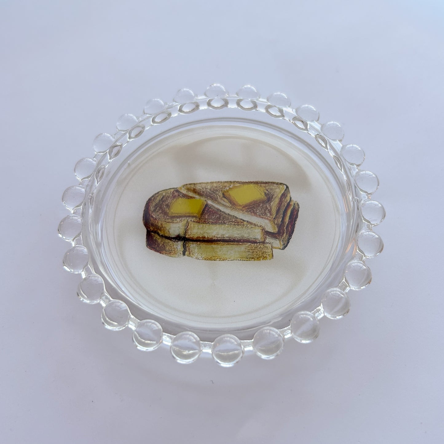 Buttered Toast Trinket Dish