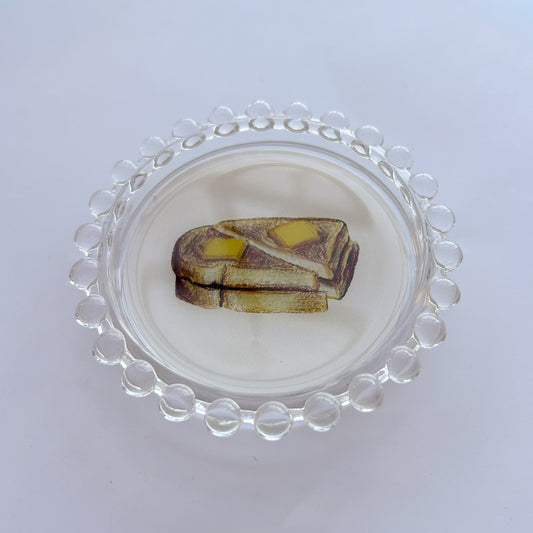 Buttered Toast Trinket Dish