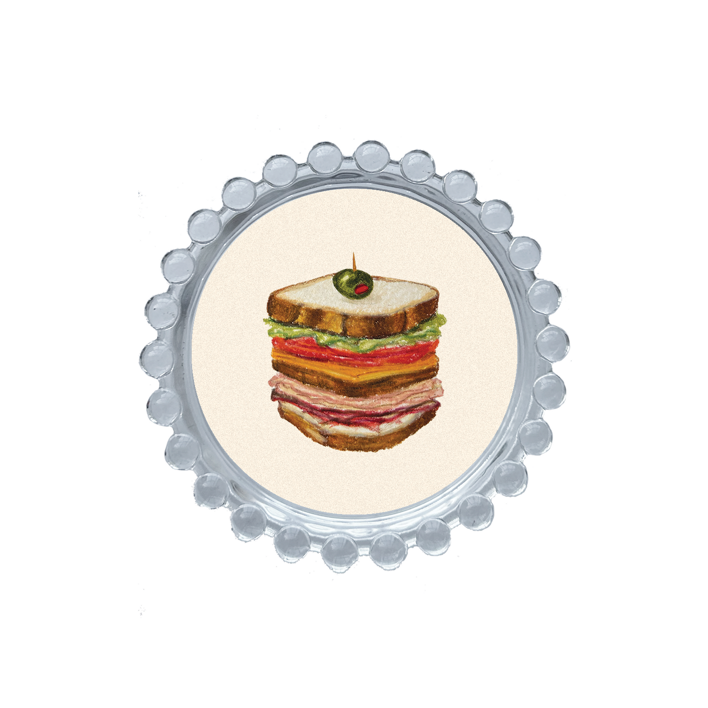 Club Sandwich Trinket Dish