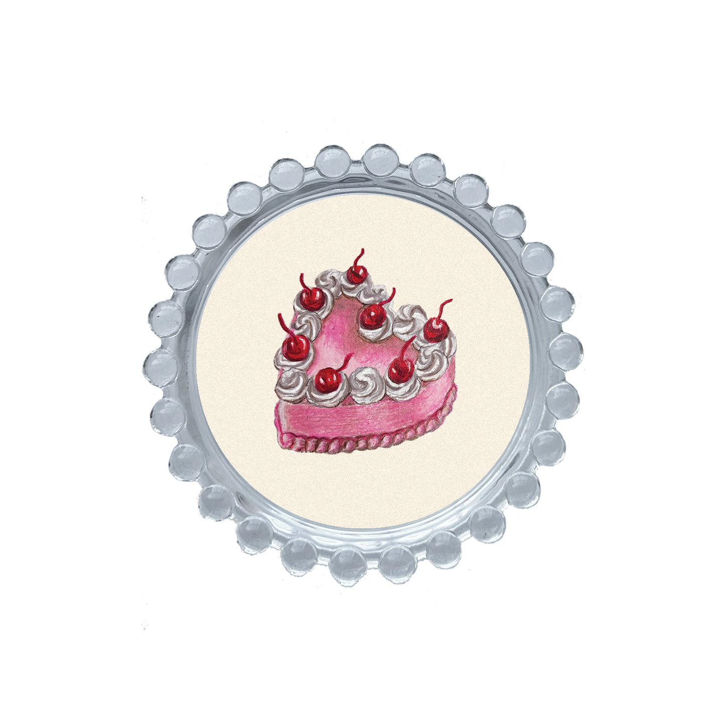 Heart Cake Trinket Dish