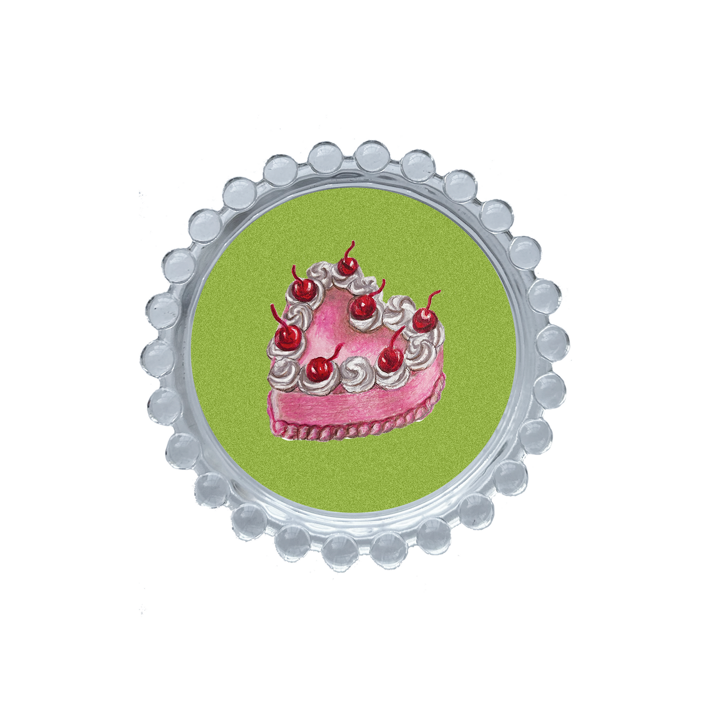 Heart Cake Trinket Dish