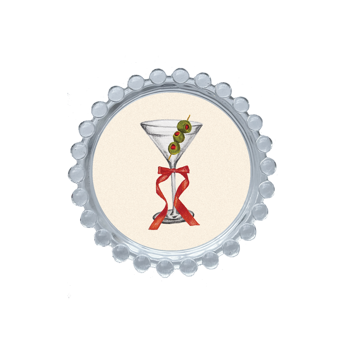 Holiday Martini Trinket Dish