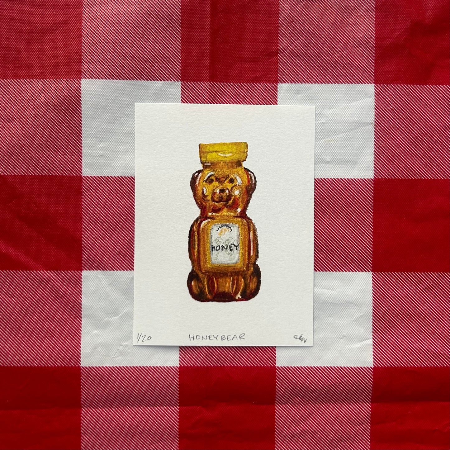 Honey Bear Print