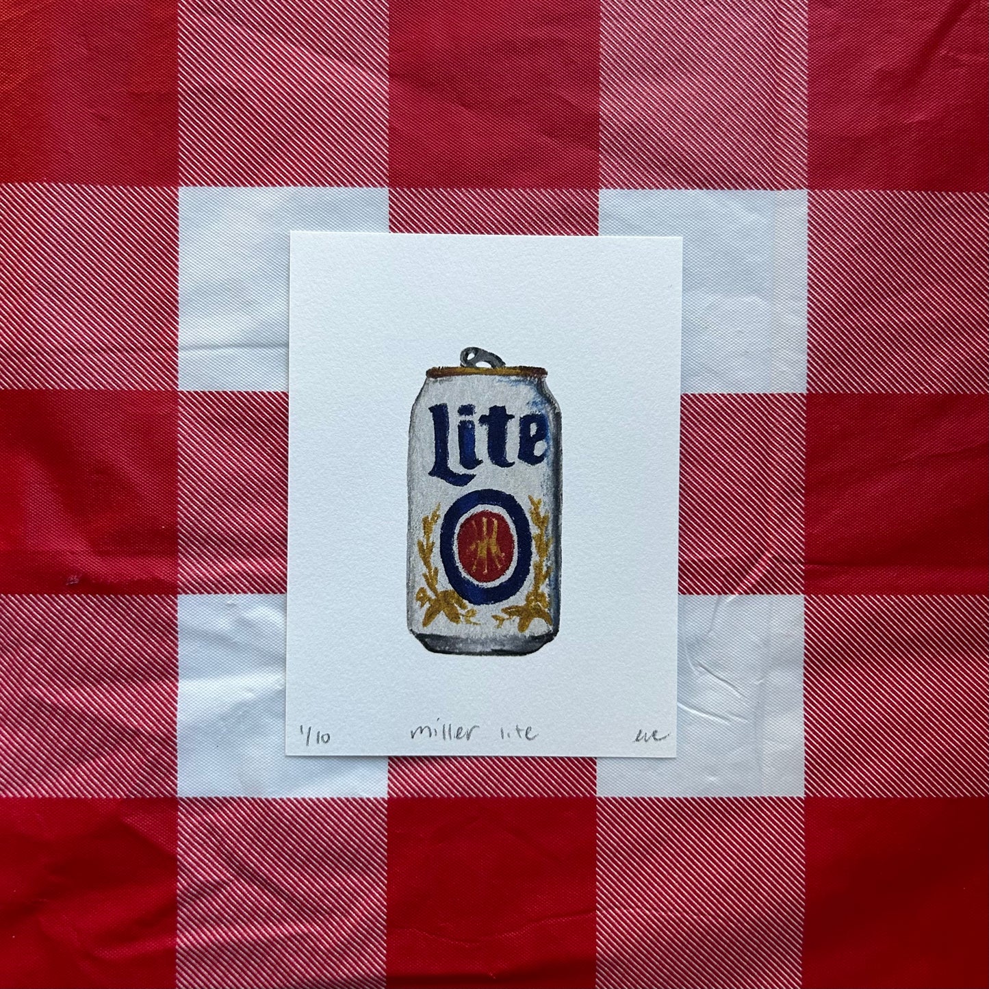 Miller Lite Print