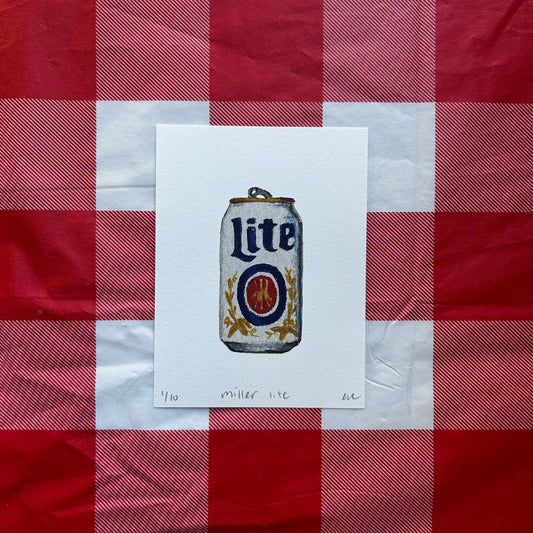 Miller Lite Print