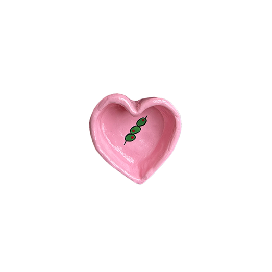 Mini Pink Olive Heart