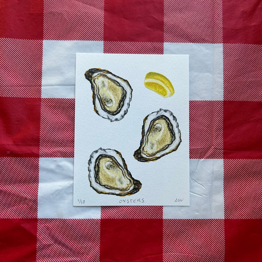 Oysters Print