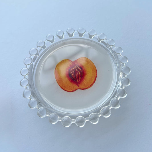 Peach Trinket Dish