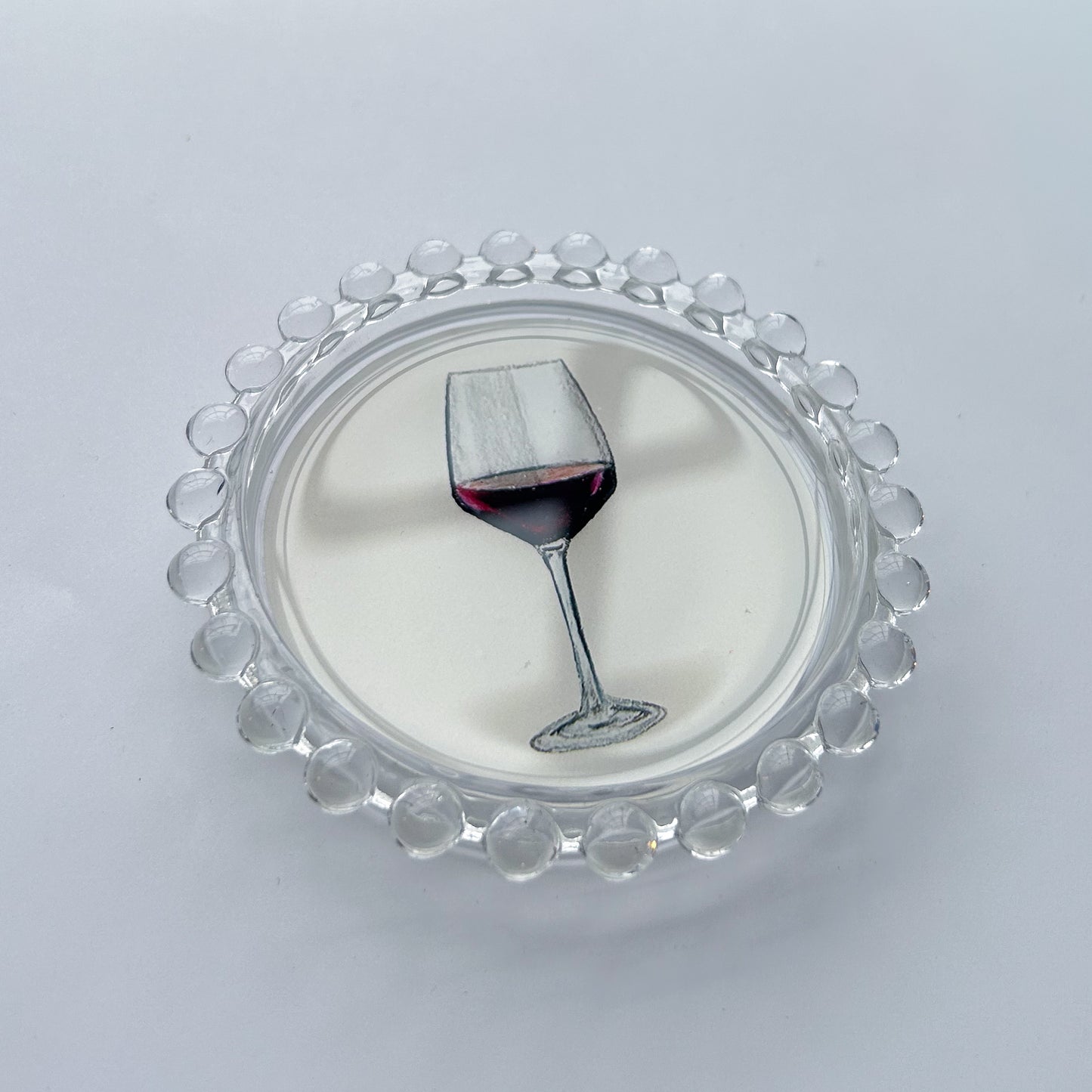 Red Wine Trinket Dish