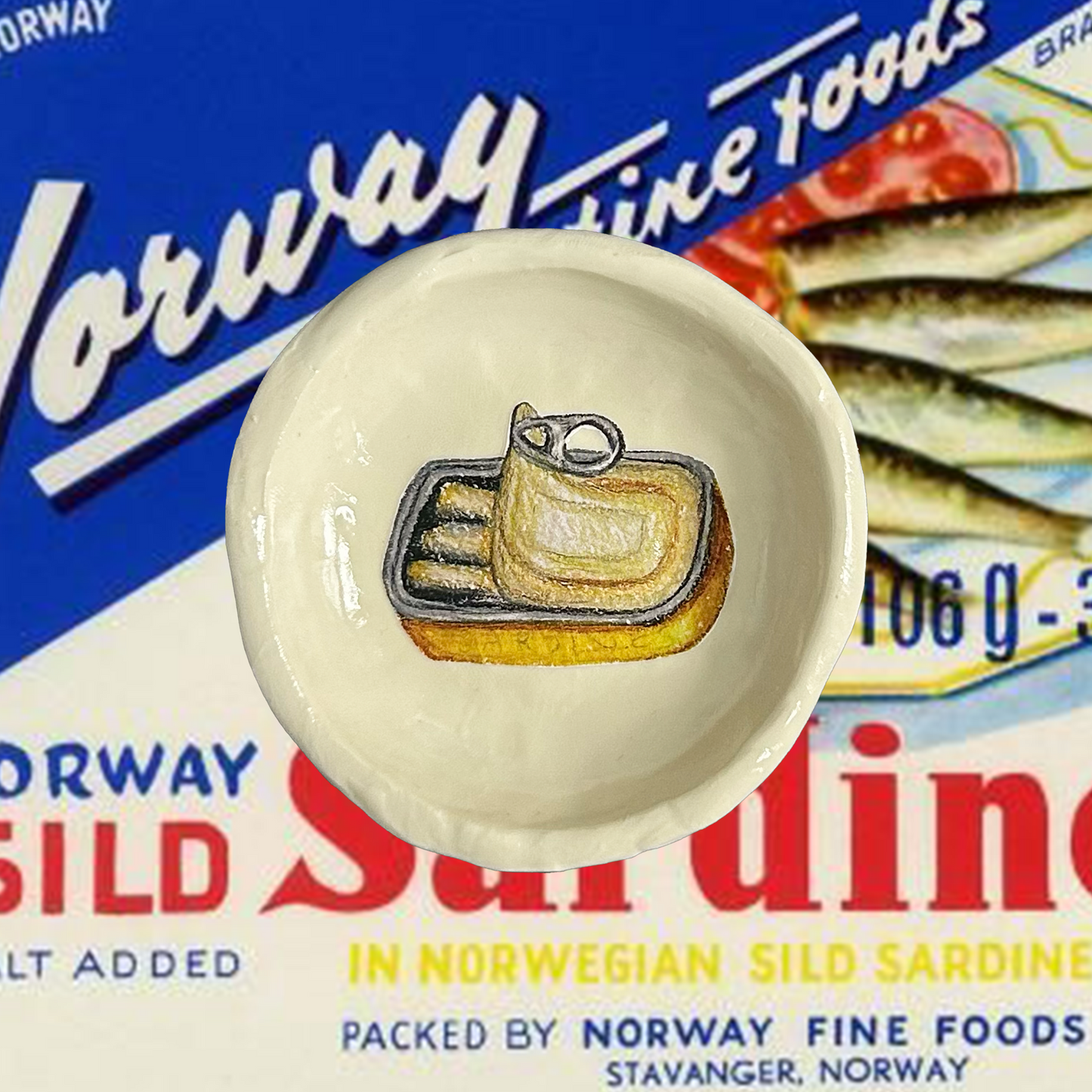 Sardine Tin Dish