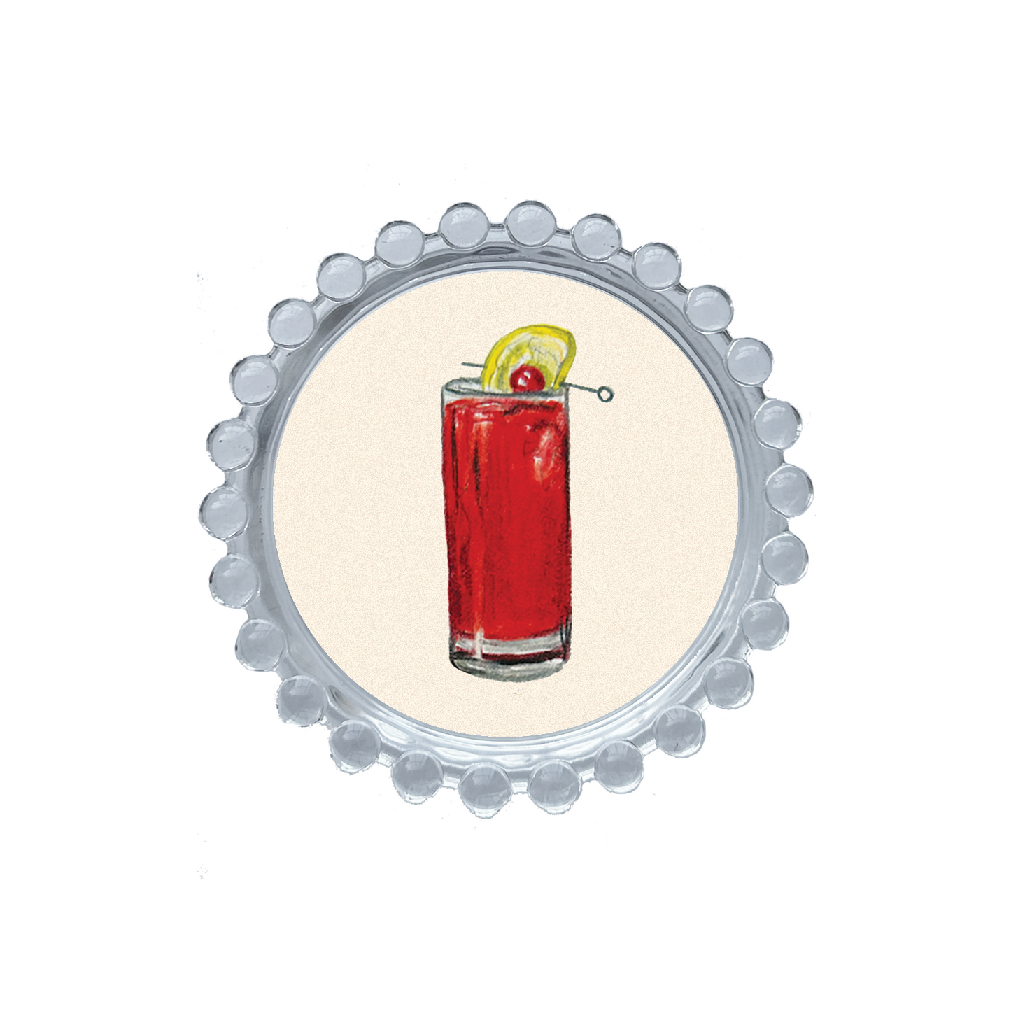 Singapore Sling Trinket Dish
