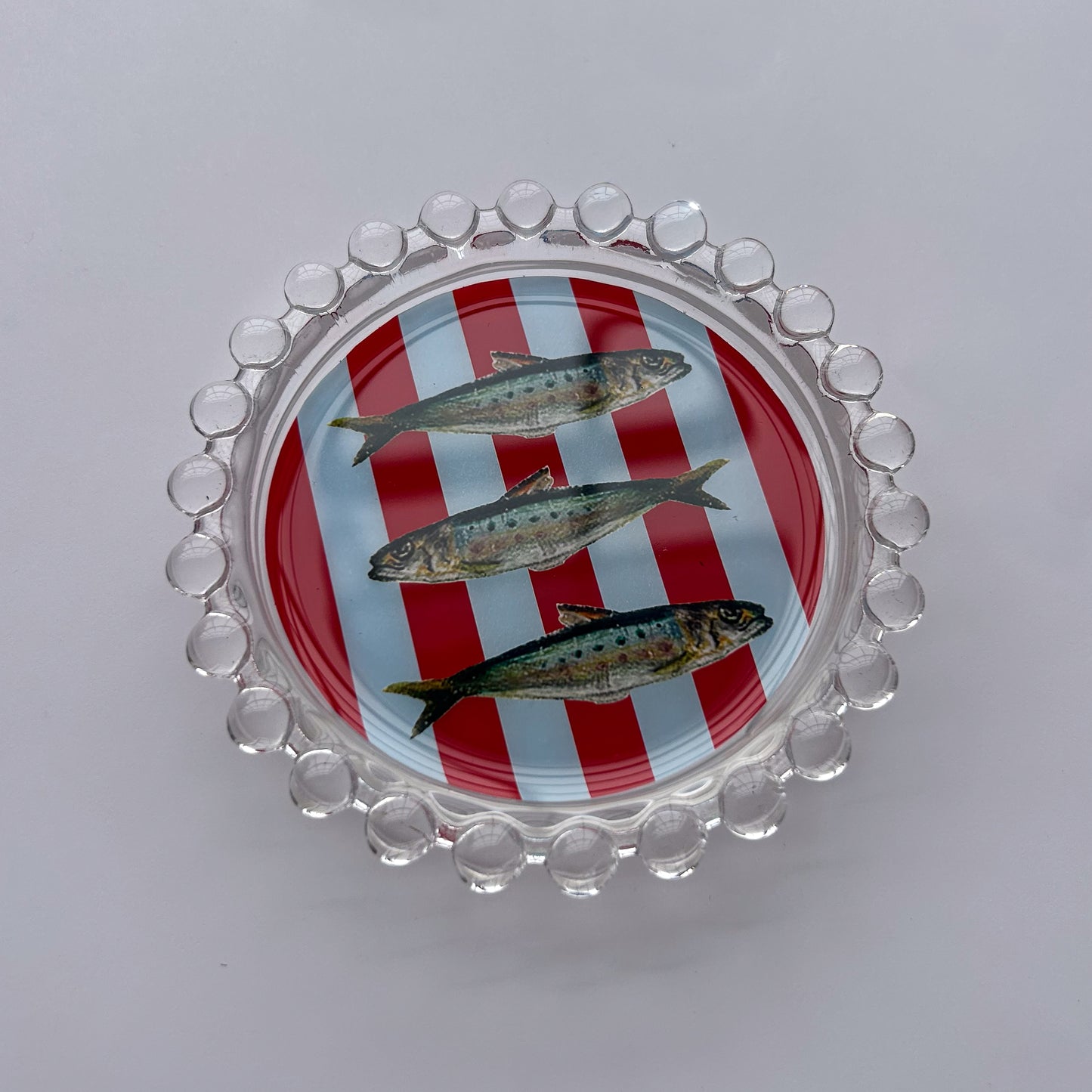 Striped Sardines Trinket Dish