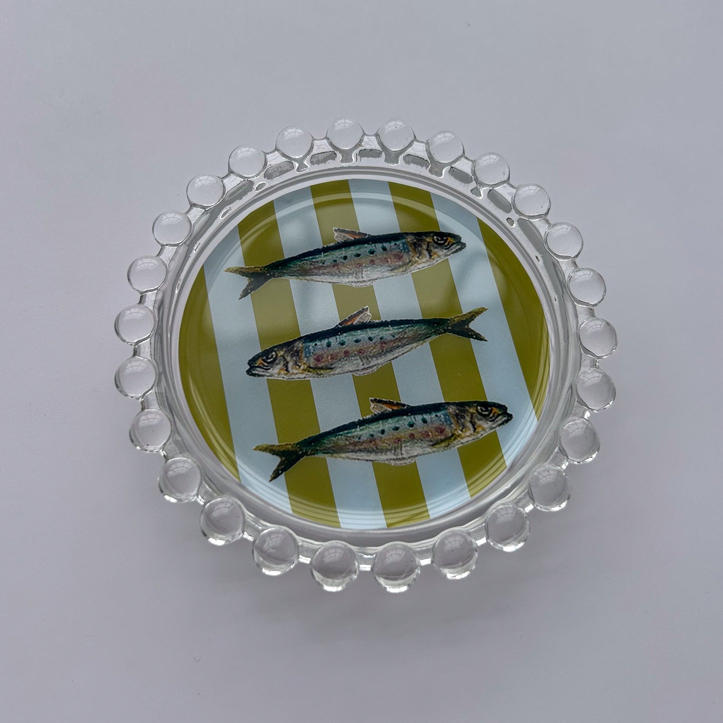 Striped Sardines Trinket Dish