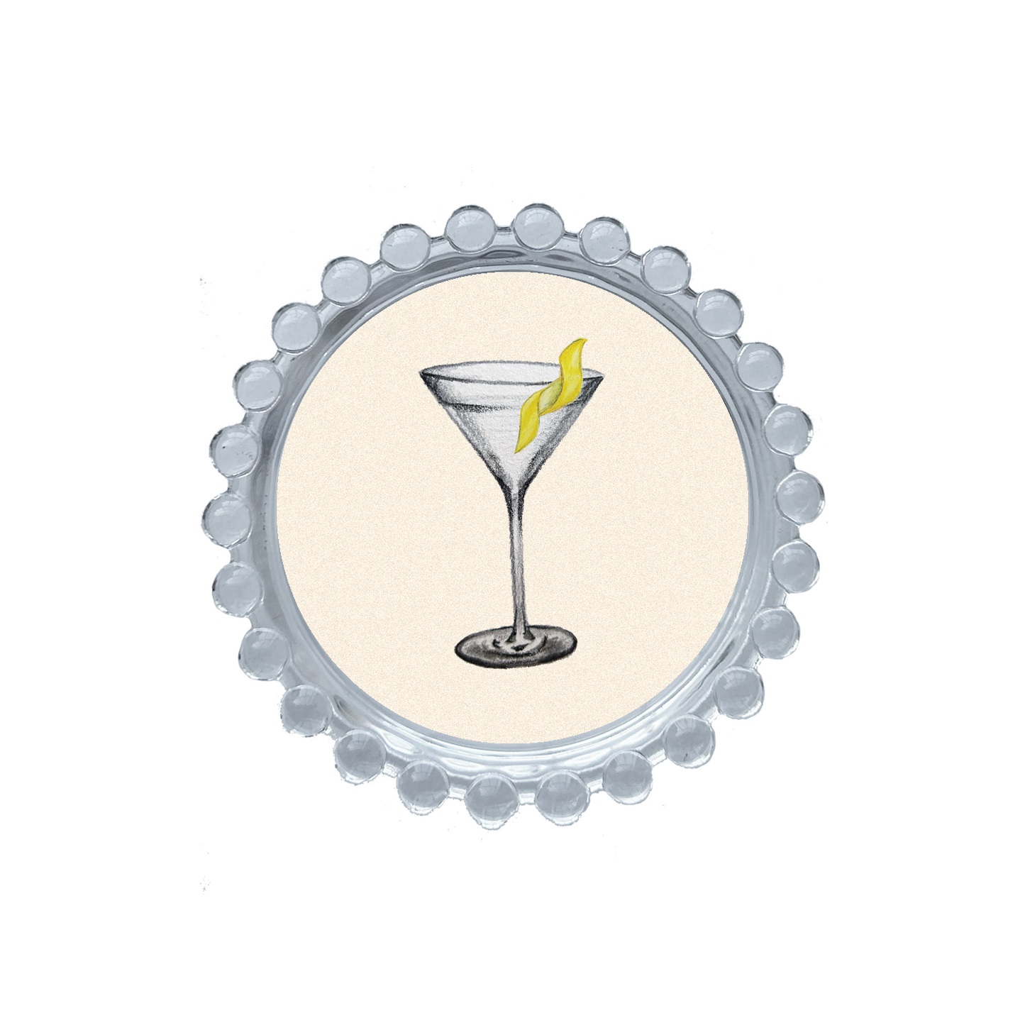 Martini with a Twist Trinket Dish
